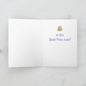 Leuke het Moederdag van de douane draagt met Kaart (Binnen)