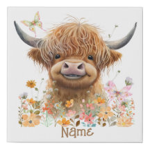 Leuke Highland Koe gepersonaliseerd