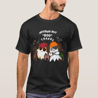 Leuke Hiphop Halloween Nuthing maar boo thangs T-shirt