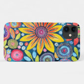 Leuke hippie bloem patroon Case-Mate iPhone case (Achterkant (horizontaal))