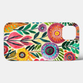 Leuke hippie bloem patroon Case-Mate iPhone case (Achterkant (horizontaal))