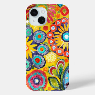 Leuke hippie bloem patroon