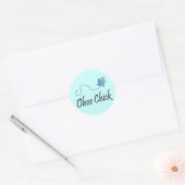 Leuke hobo chick muziek Sticker (Envelop)