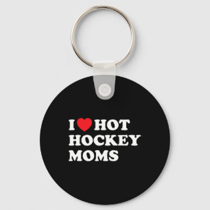 Leuke Hockey Ik hou van Hot Hockey Moms Sleutelhanger