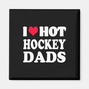Leuke Hockey Ik hou van Hot Hockey Papa Magneet