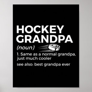 Leuke hockey opa definitie beste opa ooit poster