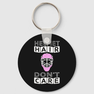 Leuke Hockey Vrouwen Roze Helm Goalie Masker Gift Sleutelhanger