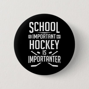Leuke hockeyschool is belangrijk, maar hockey is g ronde button 5,7 cm