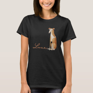Leuke hond cadeau pup lief Greyhound Liefde T-shirt