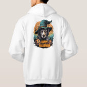 Leuke hond Halloween feest Hoodie (Achterkant)
