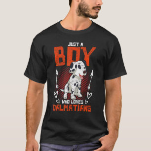 Leuke Hond Jongens Dalmatische Eigenaar Huisdier D T-shirt