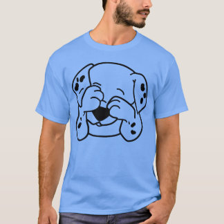 Leuke hond lieve hond dier retro vriend t-shirt