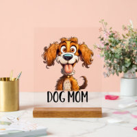 Leuke hond Moeder woord kunst