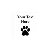 Leuke hond Paw Print Rubber Stamps Rubberstempel (Afrduk)