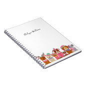 Leuke honden in de winternaam notitieboek (Rechterzijde)