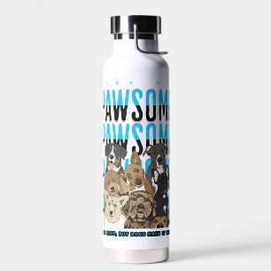 Leuke hondengezichten   Hondenliefhebber Pun Waterfles