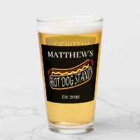 Leuke Hot Dog Stand Drinkware Soda Bier Pint