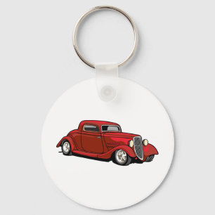 Leuke Hot Rod Sleutelhanger