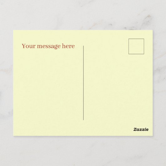 Leuke hotdog liefhebbers tekst toevoegen briefkaart (Achterkant)