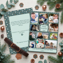 Leuke huisdierverhaal 11 foto collage Kerstgroet