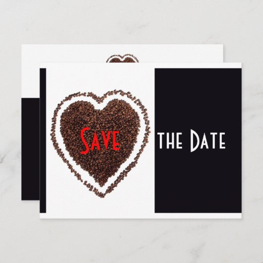 Leuke huwelijksuitnodiging bewaar de datum bruid e kaart (Voorkant / Achterkant)