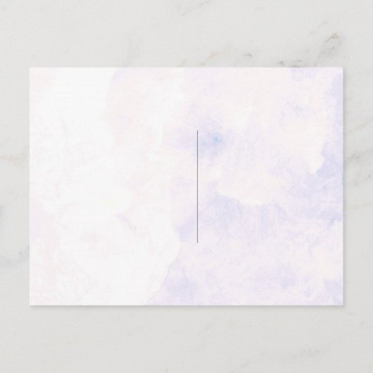 Leuke Hydrangea Bruiloft Entree Keuze RSVP-kaart Uitnodiging Briefkaart (Achterkant)