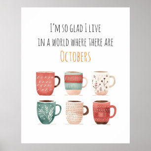 Leuke Hygge Chocolademokken Keuken Poster