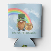 Leuke Ierse kabouter Shenanigans St. Patrick's Dag Blikjeskoeler (Voorkant)