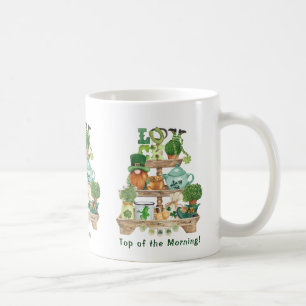 Leuke Ierse prullaria standaard Aangepaste St. Pat Koffiemok