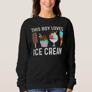 Leuke IJscrème Kunst Voor Jongens Kinderen Gelato Trui