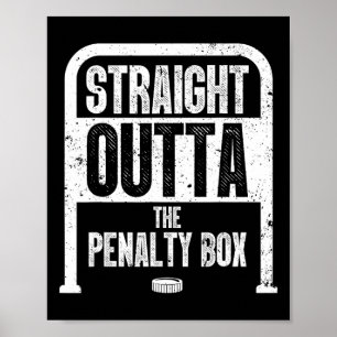 Leuke ijshockey kunst voor mannen vrouwen ijshocke poster