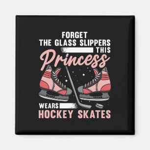 Leuke ijshockey kunst voor vrouwen meisjes ijshock magneet
