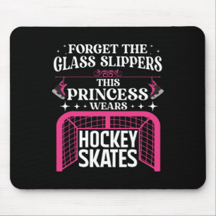 Leuke ijshockey kunst voor vrouwen meisjes ijshock muismat