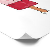 Leuke ijslolly-thema poster (Hoek)
