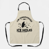 Leuke ijsvis quote schort (Voorkant)