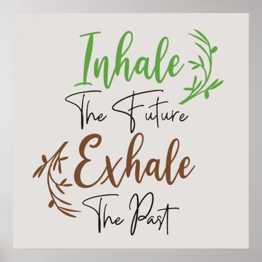 leuke inspirerend woordkunst poster (Voorkant)