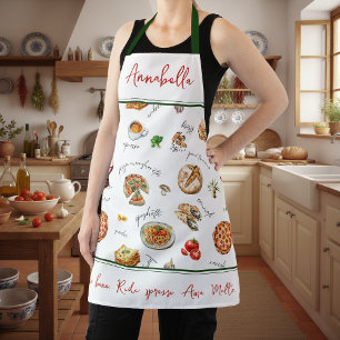 Leuke Italiaanse Etenliefhebber Keukenscript Mangi Schort