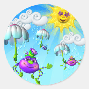 Leuke Itsy Bitsy Spider Stickers