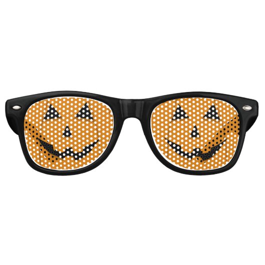 Leuke Jack-O-Lantern Halloween Party kostuum tinte Retro Zonnebril (Voorkant)