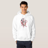 Leuke Japanse Masker Hoodie (Voorkant volledig)
