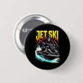 Leuke Jet Ski Ronde Button 5,7 Cm (Voorkant /achterkant)