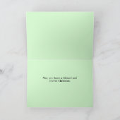 Leuke Jolly Santa Kerstplezier Kinder Inspirivity Kaart (Binnen)