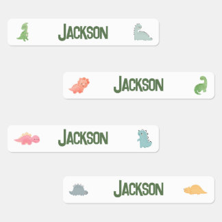 Leuke Jongens Dinosaurus Kleding Labels Terug naar