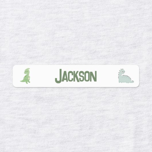 Leuke Jongens Dinosaurus Kleding Labels Terug naar (Design 1)