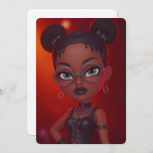 Leuke kaart voor meisjes (Voorkant / Achterkant)