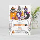 Leuke kabouters BOO Halloween Kaart (Staand voorkant)