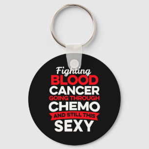 Leuke kankerbestrijder Bloedkanker Patiënt Chemo T Sleutelhanger