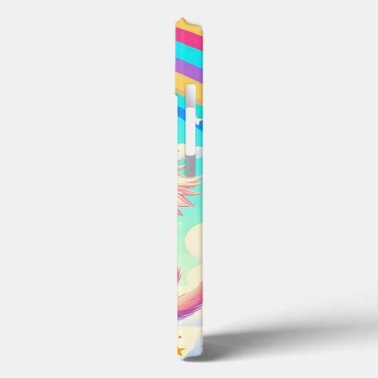 Leuke karakter iPhone case (Achterkant / Links)