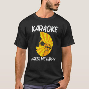 Leuke Karaoke Voor Mannen Vrouwen Zanger Karaokema T-shirt