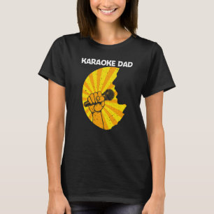 Leuke Karaoke Voor Papa Vader Zanger Karaoke Machi T-shirt